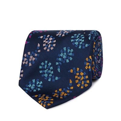 The Collection Navy paisley tie